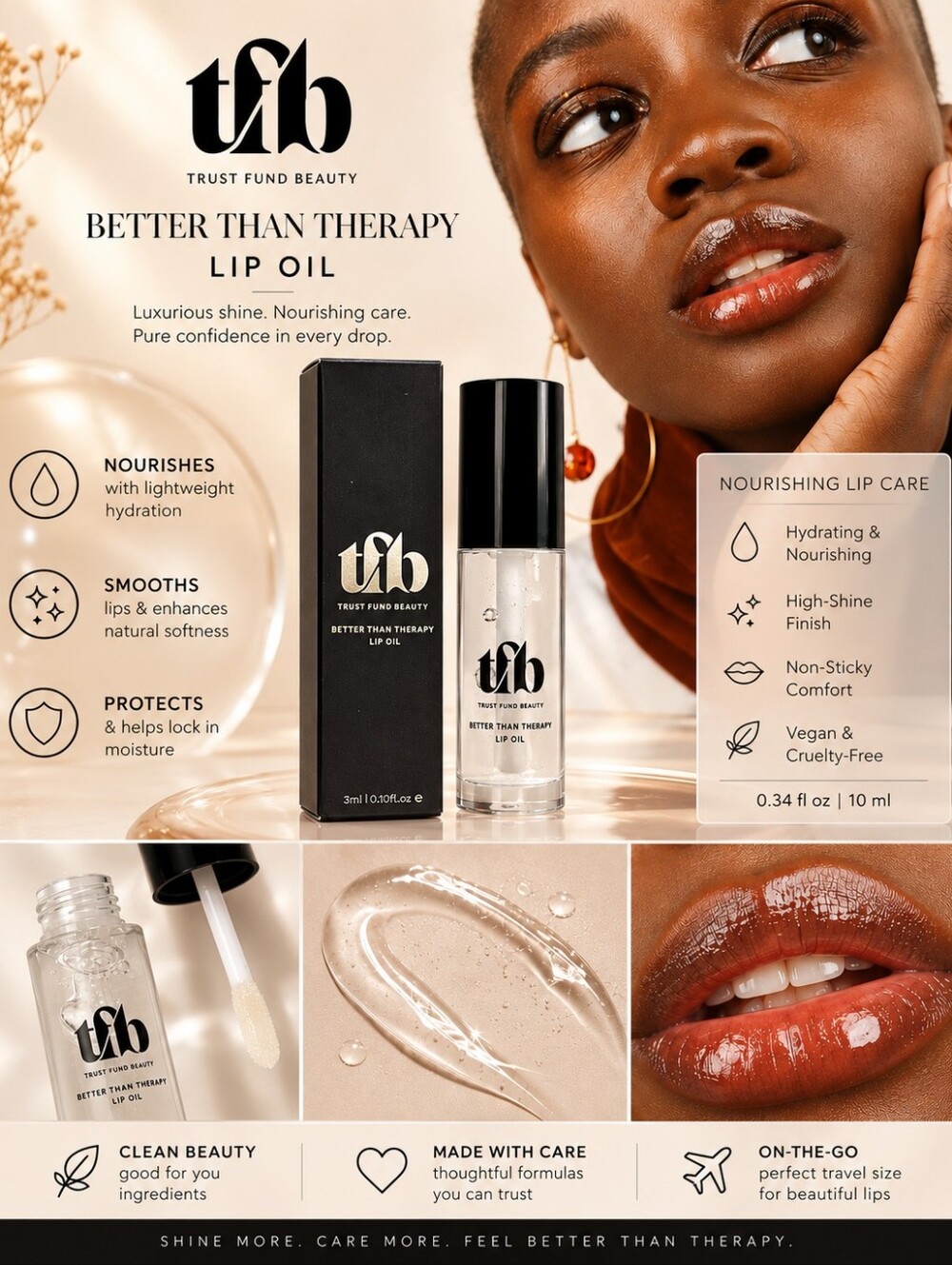 Trust Fund Beauty Better Than Therapy Lip Oil